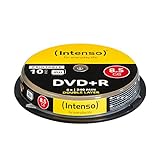 Intenso 4381142 DVD+R 8,5GB Double Layer Printable 8x Speed 10er Spindel, Keine