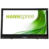 HANNspree HT161HNB 39,6cm (15,6') Multitouch-Monitor WXGA 220cd VGA HDMI Lautsprecher USB VESA Neigbar, Schwarz