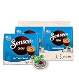 Senseo® Pads Decaf - Kaffee Entkoffeiniert RA-zertifiziert - 5 Packungen x 16 Kaffeepads