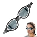 Schwimmbrille, UV-Schutz, breite Sicht, wasserdicht, verstellbar, leicht, für Training im Pool, Freunde und Familie