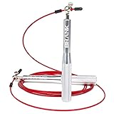 BRANK SPORTS - 3,5 Meter Springseil Für Erwachsene Fitness - Double-Under-Erfolge - Boxen Sport - Seilspringen - Speed Rope - Sprungseil Erwachsener - Inklusive Gratis Trainingsplan