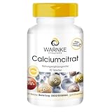 Calciumcitrat - 300mg Calcium pro Tablette - 90 Tabletten - vegan | Warnke Vitalstoffe - Deutsche Apothekenqualität