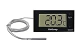 Hotloop Backofenthermometer Digitales Grill Ofen Bratenthermometer, Fleischthermometer für Backofen mit Großer Anzeige, Temperaturbereich bis 300°C