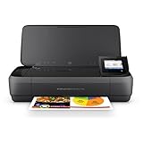 HP OfficeJet 250 mobiler Multifunktionsdrucker (Drucker Scanner, Kopierer, WLAN, HP ePrint, Wifi Direct, USB, 4800 x 1200 dpi) schwarz