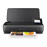 HP Officejet 250 mobiler Multifunktionsdrucker (Drucker Scanner, Kopierer, WLAN, HP ePrint, Wifi Direct, USB, 4800 x 1200 dpi) schwarz