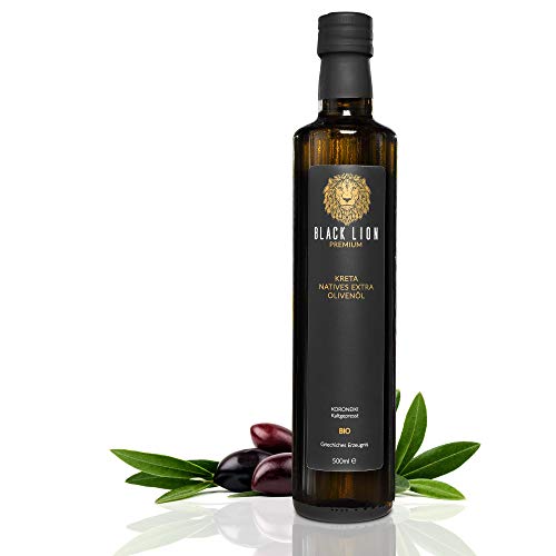 KRETA | griechisches Bio Olivenöl Kaltgepresst, nativ extra | mild-fruchtig-lecker | 100% Koroneiki-Olive Premium 500ml