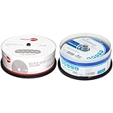 PRIMEON BD-R DL 50GB/2-8x Cakebox (25 Disc) Ultra-Protect-disc Surface & MediaRange BD-R Dual Layer 50GB 6-Fache Schreibgeschwindigkeit, Vollflächig bedruckbar, 25er Cakebox