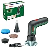 Bosch Akku Reinigungsbürste UniversalBrush (integrierter 3,6-V-Akku, 1 Micro-USB-Kabel und 4 Reinigungsaufsätze enthalten, im Karton)