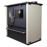 EEK A+ Verso CS Plus Küchenofen Kaminofen Holzherd 7.7 kW - Ivory