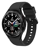 Samsung Galaxy Watch4 Classic, Runde Bluetooth Smartwatch, Wear OS, drehbare Lünette, Fitnessuhr, Fitness-Tracker, 46 mm, Black