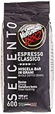 Vergnano Classico 600, Espresso ganze Bohne, dunkle Röstung, 1000 g