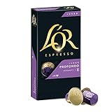 L'OR Kaffeekapseln Lungo Profondo, 100 Nespresso®* kompatible Kapseln, 10er Pack, 10 x 10 Getränke