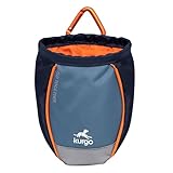 Kurgo Go Stuff-It Futterbeutel, Hält Hunde-Leckerlis frisch, Ideal für Hundetrainings, 11 cm breite Öffnung, Navy