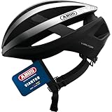 ABUS Unisex Fahrradhelm, Silber (Gleam Silver), L (58-62 cm)