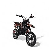 KXD 708A 49cc 2Takt Kinder Dirt Cross Pocket Midi Enduro Dirtbike Enduro Motocrossbike Motocross Motorrad Cross 60cm Sitzhöhe 10 Zoll Vorderrad Motor Pocketbike