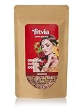 fitvia Früchtetee 'Oriental Energy Kick': loser Tee, Früchtetee Rosen-Guarana - echte Fruchtstücke, ohne Zuckerzusatz, 100g