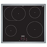 Siemens iQ300 Induktionskochfeld EW645CFB2E / herdgebunden / 60 cm / Flachrahmen-Design / 4 Induktionskochzonen / automatische Brätererkennung