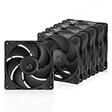 ARCTIC P14 Pro PST (5 Stück) - Leistungsstarker Premium PC Lüfter, 140 mm PWM Case Fan mit Y-Kabelsplitter, Gehäuselüfter, 400–2500 rpm, 0 rpm