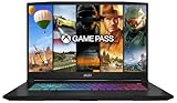 MSI Katana 17 Gaming-Laptop, 17,3” Full HD 144 Hz, Intel Core i7-13620H, NVIDIA GeForce RTX 4060, 16GB RAM, 1TB SSD, Windows 11 Home, inkl. 1 Monat GamePass, QWERTZ Tastatur, Schwarz, B13VFK-269