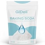 GiDeli Natron Pulver 1kg Baking soda Backpulver E500ii Natriumbicarbonat hochreine Lebensmittelqualität