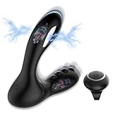 NAIXBTY G-punkt Prostata Stimulation Vibrator 2 IN 1 Elektro Shock Analvibratoren für Mann Frauen mit 8 Vibration und 8 Elektroschock Modus Buttplug SM E-stim Anal Plug Extrem Sexspielzeug für Paare