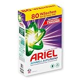 Waschpulver, Color Waschmittel Farbschutz– 5,2 kg (80 Waschladungen) – Effektive Fleckenentfernung, strahlende Sauberkeit 100% Frische und Pflege