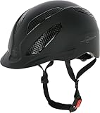 Covalliero Damen eXite Reithelm, schwarz, L/XL