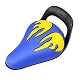 Fahrradsattel,Fahrrad Sattel Kinderfahrersitz. PU. Leder Fahrradsattel Fahrradsitz Weiche Kissen Komfortauflage Wasserdicht MTB Sattel für Kindersattelteile(Blue)