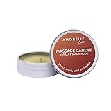 AMORELIE Care – Erotische Massagekerze Vanille & Sandelholz (43ml)