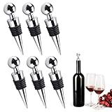 6 Stück Weinflaschenverschluss Sektverschluss,Sektflaschenverschluss,Weinverschluss Kunststoff, Flaschenverschluss Sekt,Wine Stopper,Sektverschluss Flaschenverschluss,Flaschenverschluss Wein.