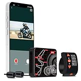 VSYSTO Q3L Mini Motorcycle Dash Cam mit 1080P Front- & Heckkamera wasserdicht – WiFi-App, G-Sensor, 512GB & Loop-Aufnahme