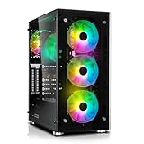 Memory PC Gaming PC (Ryzen 7 5700G 8X 4.6 GHz, Vega Grafik, 16 GB DDR4 RAM, 3000 MHz, 1TB NVMe SSD, Win 11 Pro) RGB Gamer