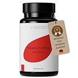 BODERRA Granatapfel Extrakt - Granatapfel Kapseln hochdosiert mit 40% (400mg) Ellagsäure - aus traditionellem Anbau - 1000mg Granatapfel Extrakt pro Tag - LABORGEPRÜFT - BIOVERFÜGBAR