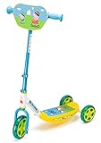 Smoby - Peppa Pig Roller - 3 Rädriger Scooter, höhenverstellbaren Lenker, stabiler Metallrahmen, einfachen Transport, für Kinder ab 3 Jahren