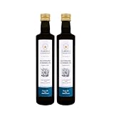 Schwarzkümmelöl (2x500ml), ungefiltert - enthält über 2.000mg Thymochinon, 1. Kaltpressung, täglich frisch gepresst aus ägyptischer Nigella Sativa, direkt aus der Ölmühle