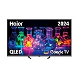 Haier QLED Full HD H32S80EFX 32' Smart TV Google TV Dolby Audio HDR 10 Smart Remote Control Google Assistant Bluetooth 5.1 DBX TV HDMI 2.1x4 Rahmenlos 2024