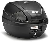 Givi E300NT2 Tech Monolock Topcase mit Platte, Schwarz, 40