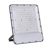 100 W 200 W LED-Flutlicht für den Außenbereich, IP67 wasserdichte Sicherheitsleuchten, 5000 lm, 6500 K Tageslichtweiß, superhelles LED-Flutlicht, Wandleuchte, Strahler für Lager, Garten, Garage, 100
