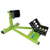 Baumarktplus Motorradständer vorne für 17' - 21' Montageständer Radhalter Motorradwippe Transportständer für Anhänger Aufnahme in der Höhe und Länge verstellbar