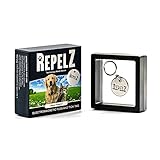 REPELZ Natürliche Floh- und Zeckenmarke für Hunde & Katzen - Sicher für Haustiere & Menschen - Lebenslanger Platinschutz (REPELZ-Platinum)