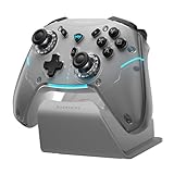 Machenike G5PROMAXSE Gaming PC Controller mit Ladestation, Bluetooth Controller mit Hall Effect Joysticks Hall Wireless Controller für PC/Switch/iOS/Android (Schwarz)