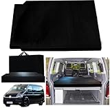 xxjolavv [Verdickte] tragbare Klappmatratze kompatibel mit VW T32 T4 T5 T6 T6.1 T7 Multivan California Beach Caravelle und Transporter 186 * 148 * 8cm Wohnmobil Camper zubehör