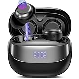 DUSONLAP Bluetooth Kopfhörer, Mini In Ear Kopfhörer Kabellos Bluetooth 5.4 HiFi Immersiv Sound, 47Std Spielzeit Schlafkopfhörer mit Passiver Geräuschmaskierung, LED-Anzeige, IPX7 Wasserdichte Ohrhörer