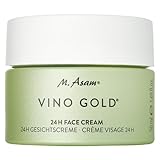 M. Asam VINO GOLD 24h Gesichtscreme (50 ml) – 24h Tagescreme & Nachtcreme gegen Linien & Fältchen, starker Schutz vor vorzeitiger Hautalterung, Anti-Aging, vegane Feuchtigkeitscreme