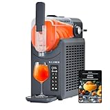 KLAMER Slush Maschine, mit 5 smarten Programmen: Slushie, Cocktail, Milchshake, Frappé, Wein, Automatische Reinigung, 2L Fassungsvolumen, Turbo Freeze, kein Eis erforderlich, mit digitalem Rezeptbuch