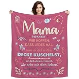 ACAROMAY Original Muttertagsgeschenke für Mama Mutter Frauen Kuscheldecke Geschenke für Mama Weihnachten Valentinstag Geburtstagsgeschenk für Mutter von Tochter Sohn Tragbare Decken (Mama-A)