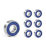 6pcs 608RS ABEC-9 Kugellager, geeignet für Skateboard, Roller und Inlineskates
