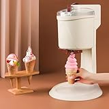 Softeismaschine für Zuhause, Bar, Café – Haushalts-Eismaschine, 1 Liter automatische Mini-Frucht-Serviermaschine