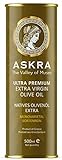 Griechisches Natives Olivenöl Extra von Askra, Kaltextraktion, Sortenrein, Ultra-Premium Qualität, 500 ml Kanister