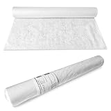 PLASTIC WORLD SOLUTIONS PWS Wintervlies 80m² | 3,2x25 m Gartenvlies | Gartenvlies, Schutzvlies, Frostschutzvlies atmungsaktiv, zuschneidbar | Überwinterungsschutz | Weiß, 30 g/m²
